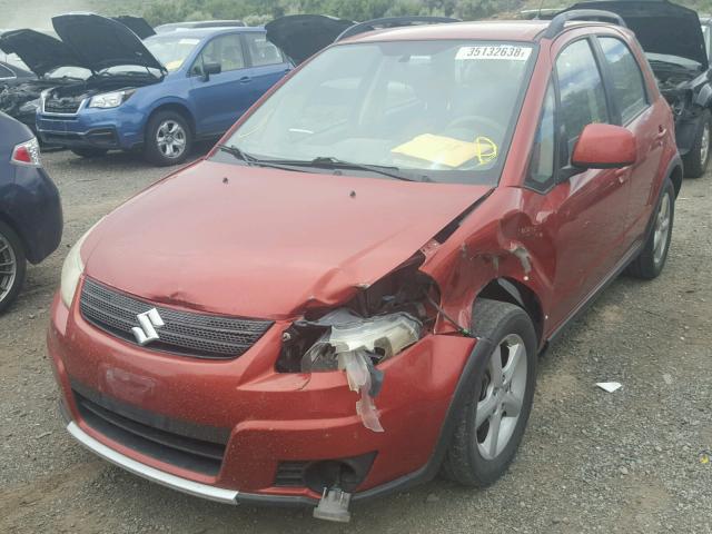 JS2YB413085112346 - 2008 SUZUKI SX4 BASE ORANGE photo 2