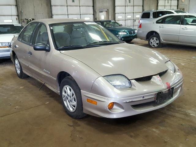 1G2JB524017222871 - 2001 PONTIAC SUNFIRE SE TAN photo 1