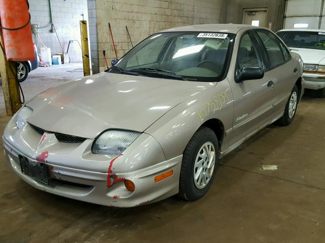 1G2JB524017222871 - 2001 PONTIAC SUNFIRE SE TAN photo 2