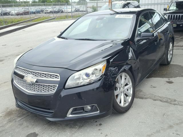 1G11H5SA6DU131635 - 2013 CHEVROLET MALIBU LTZ შავი ფოტო 2