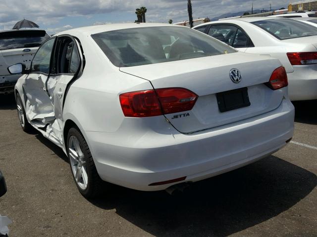 3VW2K7AJ6DM205597 - 2013 VOLKSWAGEN JETTA BASE 白色 照片 3