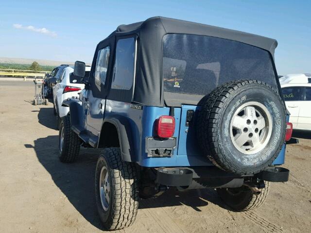 2BCHV81J6JB504676 - 1988 JEEP WRANGLER BLUE photo 3