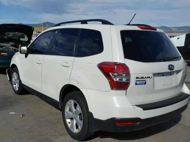 JF2SJAEC3EH497313 - 2014 SUBARU FORESTER WHITE photo 3