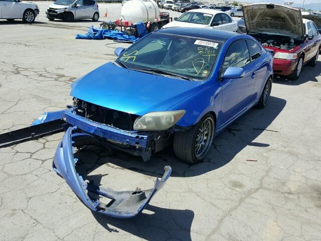 JTKDE167460127204 - 2006 TOYOTA SCION TC BLUE photo 2