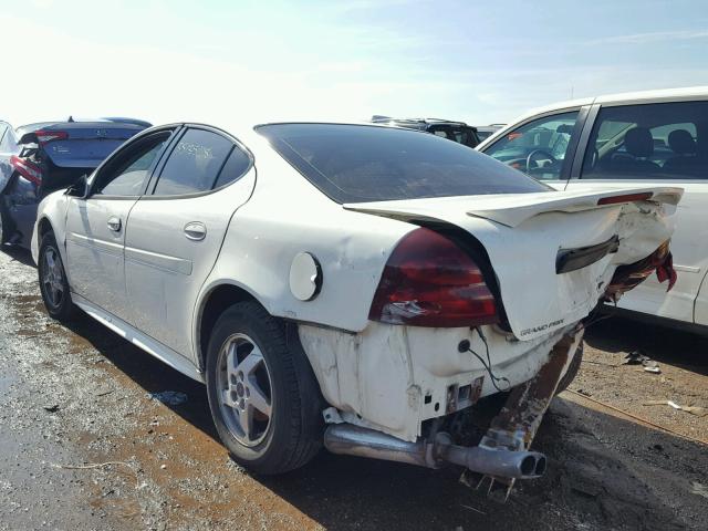 2G2WP522241245043 - 2004 PONTIAC GRAND PRIX Ақ фото 3