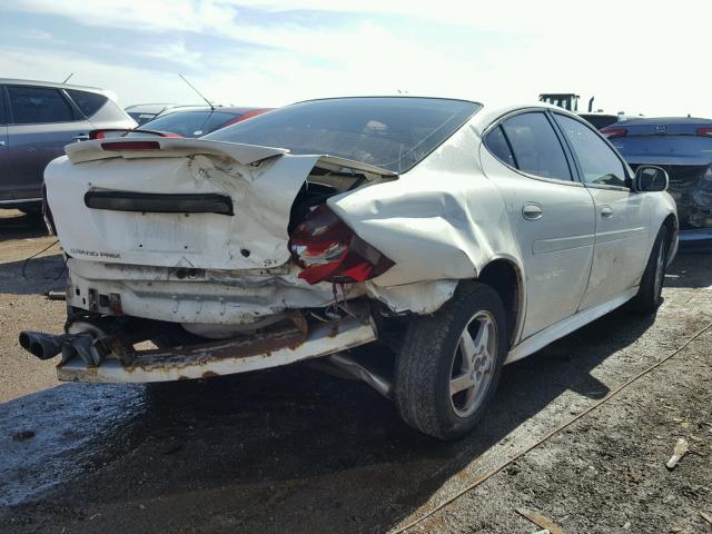 2G2WP522241245043 - 2004 PONTIAC GRAND PRIX Ақ фото 4