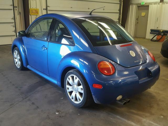 3VWCD21C93M433336 - 2003 VOLKSWAGEN NEW BEETLE Mavi foto 3