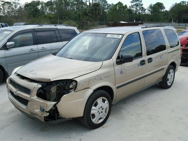 1GNDV23L16D215397 - 2006 CHEVROLET UPLANDER L ბეჟი ფოტო 2