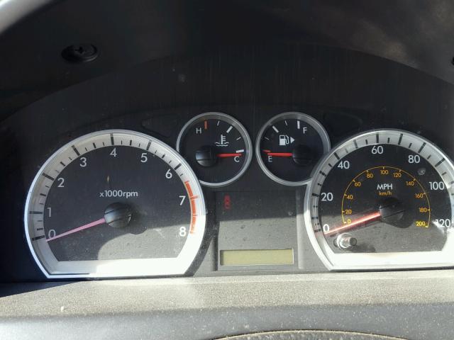 KL1TD5DEXAB118929 - 2010 CHEVROLET AVEO LS RED photo 8