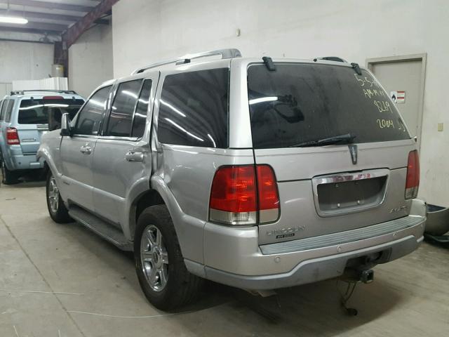 5LMEU68H64ZJ38269 - 2004 LINCOLN AVIATOR SILVER photo 3