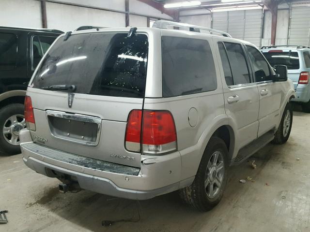 5LMEU68H64ZJ38269 - 2004 LINCOLN AVIATOR SILVER photo 4