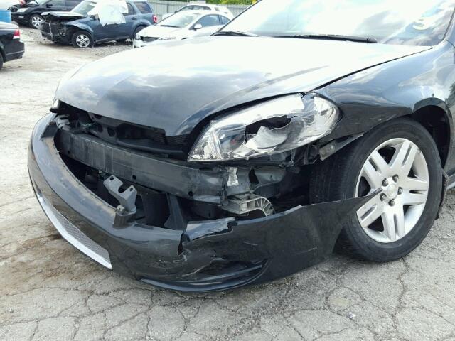 2G1WG5E31D1254406 - 2013 CHEVROLET IMPALA LT Մոխրագույն լուսանկար 9