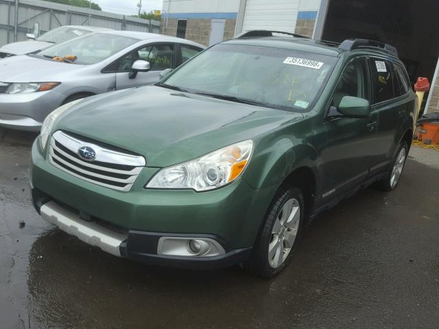 4S4BRBKC9A3340583 - 2010 SUBARU OUTBACK 2. GREEN photo 2