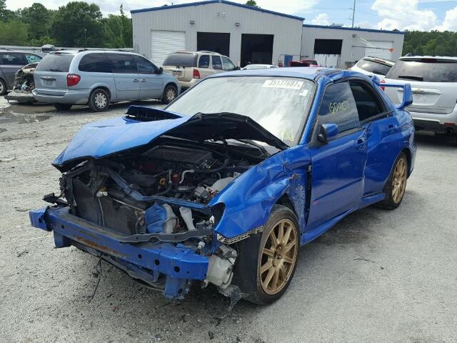 JF1GD76637L526046 - 2007 SUBARU IMPREZA WR BLUE photo 2