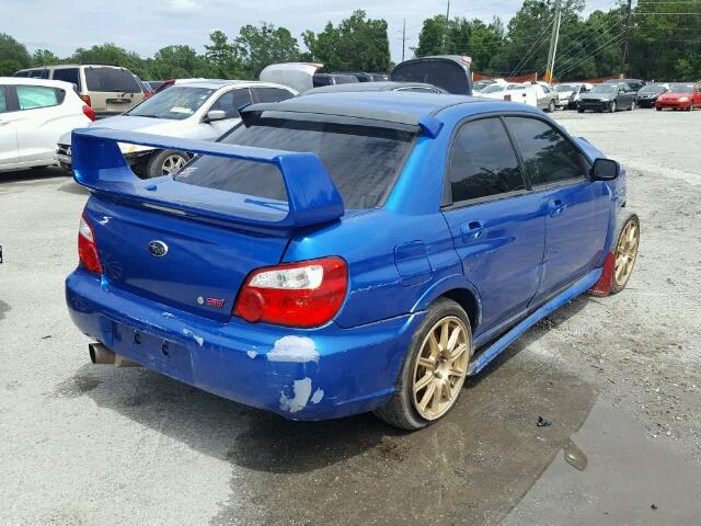 JF1GD76637L526046 - 2007 SUBARU IMPREZA WR BLUE photo 4