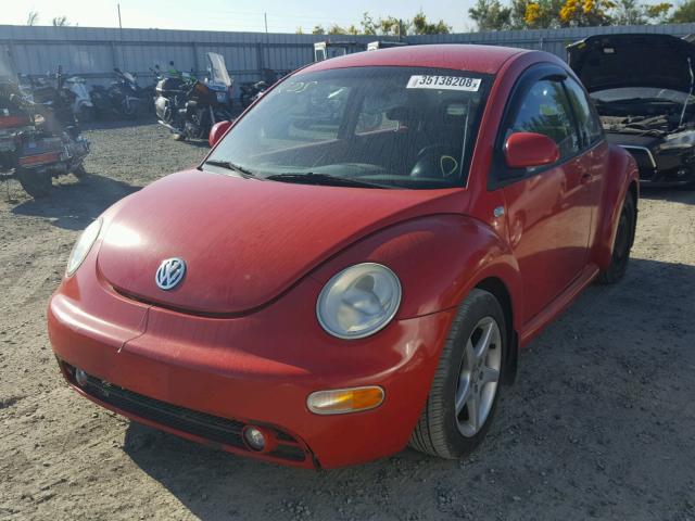 3VWCA21C5XM412143 - 1999 VOLKSWAGEN NEW BEETLE 红色 照片 2