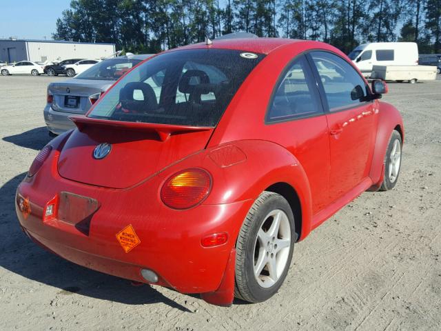3VWCA21C5XM412143 - 1999 VOLKSWAGEN NEW BEETLE 红色 照片 4