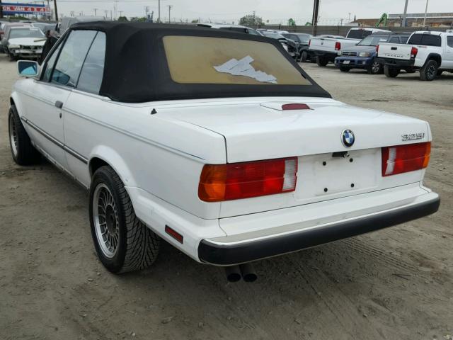 WBABB2302K8875088 - 1989 BMW 325 I AUTO WHITE photo 3