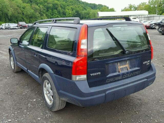 YV1SZ58DX11032155 - 2001 VOLVO V70 XC BLUE photo 3