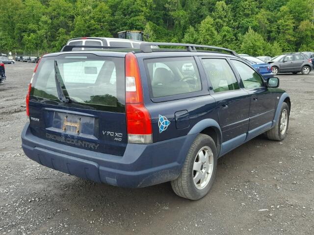 YV1SZ58DX11032155 - 2001 VOLVO V70 XC BLUE photo 4