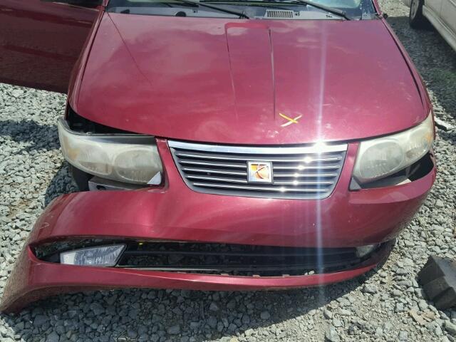 1G8AL52F45Z116535 - 2005 SATURN ION LEVEL BURGUNDY photo 7