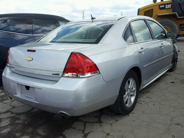 2G1WA5E39C1190518 - 2012 CHEVROLET IMPALA LS SILVER photo 4