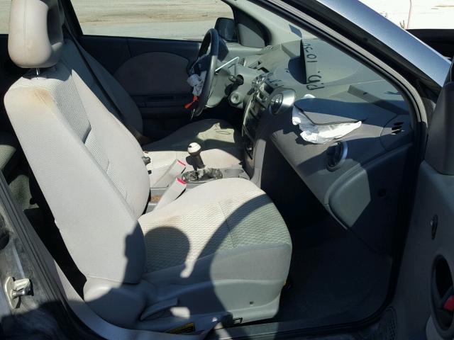 1G8AZ55F66Z100736 - 2006 SATURN ION LEVEL GRAY photo 5