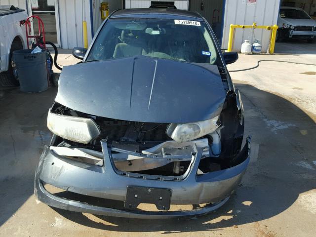 1G8AZ55F66Z100736 - 2006 SATURN ION LEVEL GRAY photo 9