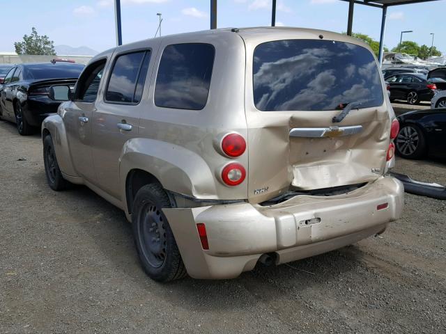 3GNDA13D47S541954 - 2007 CHEVROLET HHR LS GOLD photo 3