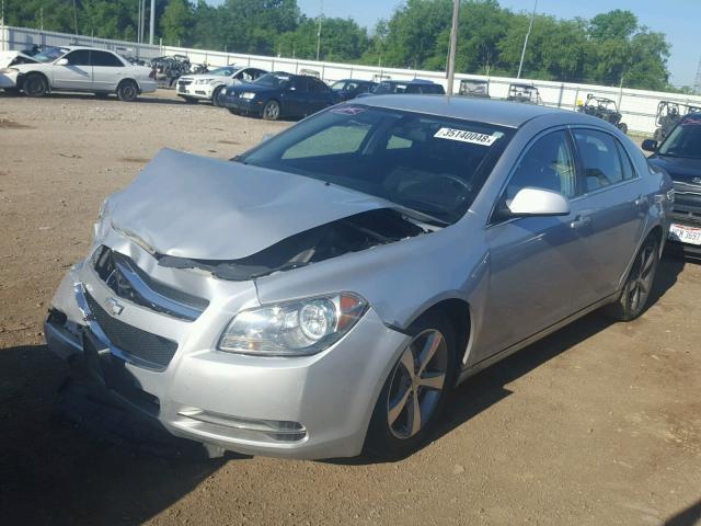 1G1ZC5EUXBF100963 - 2011 CHEVROLET MALIBU 1LT 银色 照片 2