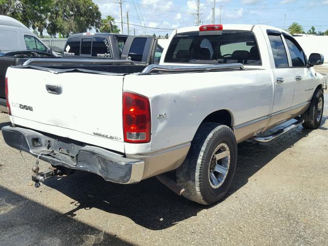 3D7KA28D14G143992 - 2004 DODGE RAM 2500 S WHITE photo 4