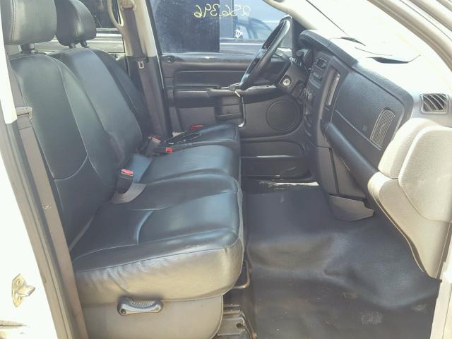 3D7KA28D14G143992 - 2004 DODGE RAM 2500 S WHITE photo 5