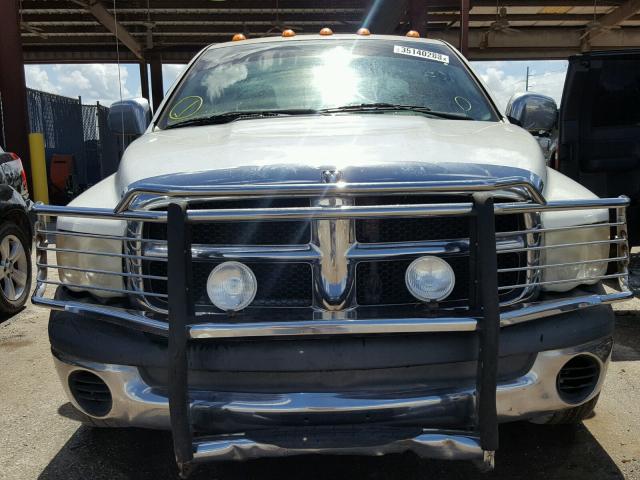 3D7KA28D14G143992 - 2004 DODGE RAM 2500 S WHITE photo 9