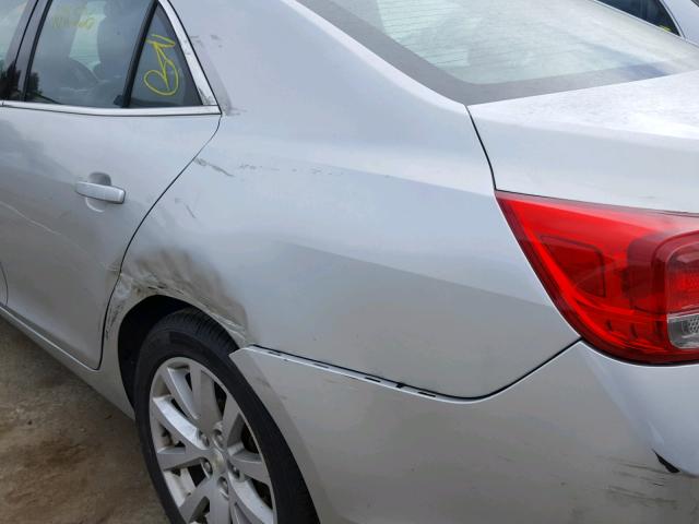 1G11G5SX4DF224049 - 2013 CHEVROLET MALIBU 3LT ვერცხლისფერი ფოტო 9