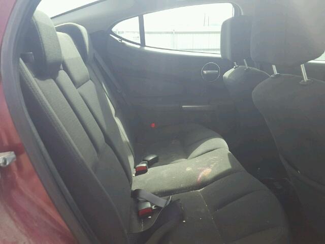 2G2WP552761155174 - 2006 PONTIAC GRAND PRIX RED photo 6