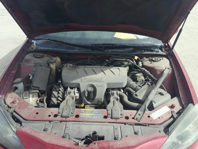 2G2WP552761155174 - 2006 PONTIAC GRAND PRIX RED photo 7