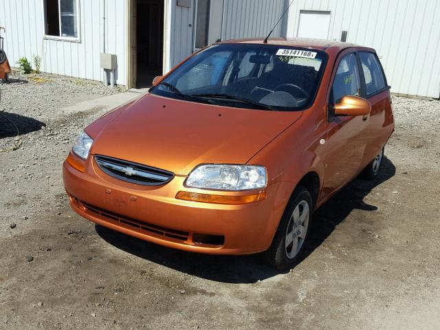 KL1TD666X8B112599 - 2008 CHEVROLET AVEO BASE Narıncı foto 2