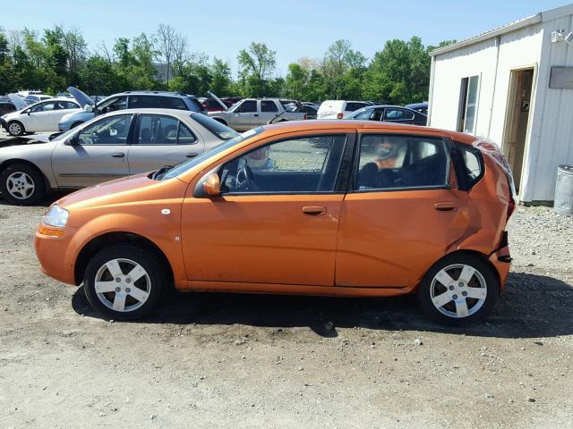 KL1TD666X8B112599 - 2008 CHEVROLET AVEO BASE Narıncı foto 9