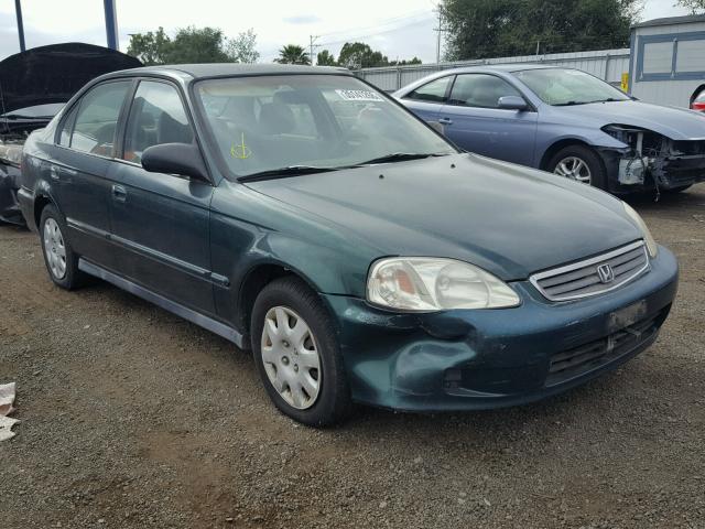 2HGEJ6615YH570963 - 2000 HONDA CIVIC BASE GREEN photo 1