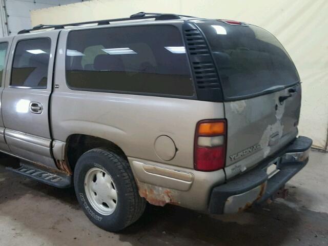 1GKFK16T3YJ133907 - 2000 GMC YUKON XL K TAN photo 9