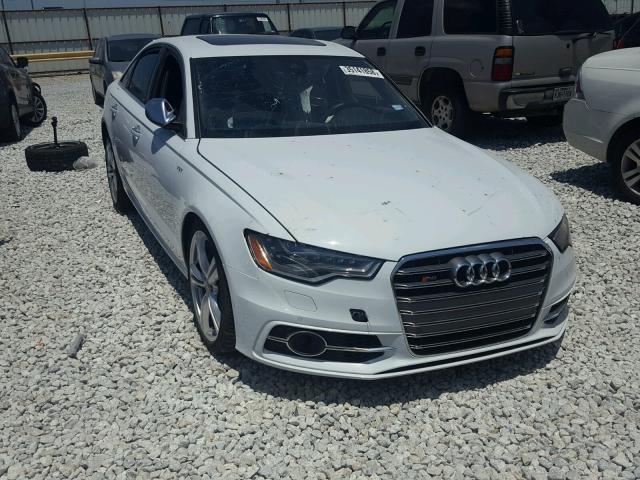 WAUF2AFC5DN142572 - 2013 AUDI S6 WHITE photo 1