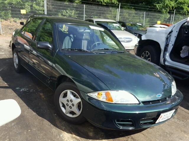 1G1JC524927483919 - 2002 CHEVROLET CAVALIER B GREEN photo 1