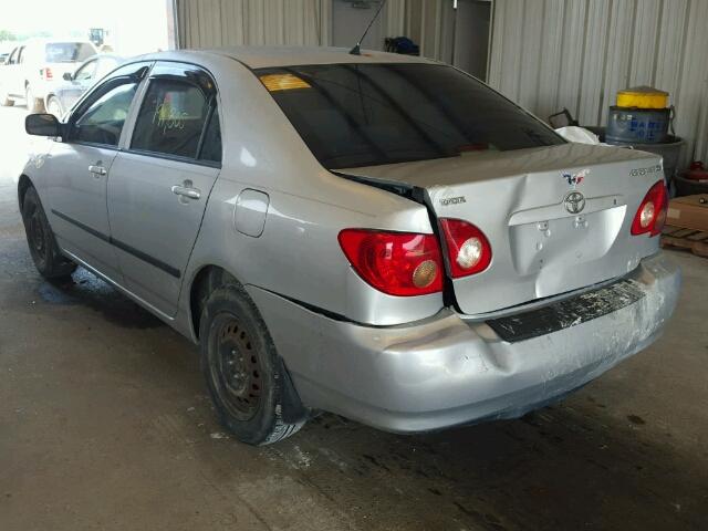 1NXBR32E66Z602973 - 2006 TOYOTA COROLLA SILVER photo 3