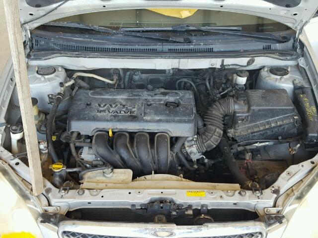 1NXBR32E66Z602973 - 2006 TOYOTA COROLLA SILVER photo 7