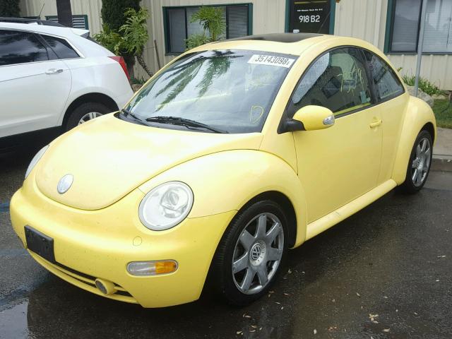 3VWCD31C04M414648 - 2004 VOLKSWAGEN NEW BEETLE 黄色 照片 2