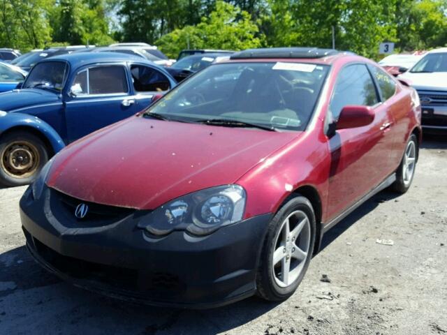 JH4DC54862C031002 - 2002 ACURA RSX RED photo 2