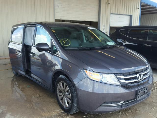 5FNRL5H34GB100186 - 2016 HONDA ODYSSEY SE GRAY photo 1