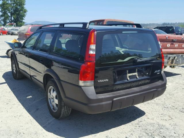 YV1SZ59H431111034 - 2003 VOLVO XC70 BLACK photo 3