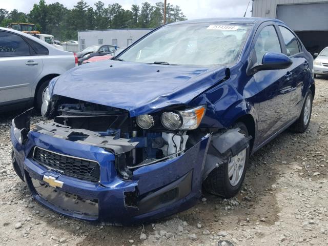 1G1JA5SHXC4228501 - 2012 CHEVROLET SONIC LS 蓝色 照片 2