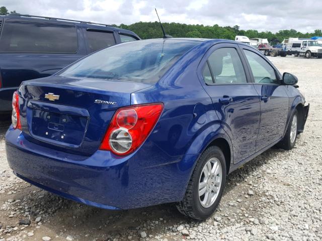 1G1JA5SHXC4228501 - 2012 CHEVROLET SONIC LS 蓝色 照片 4